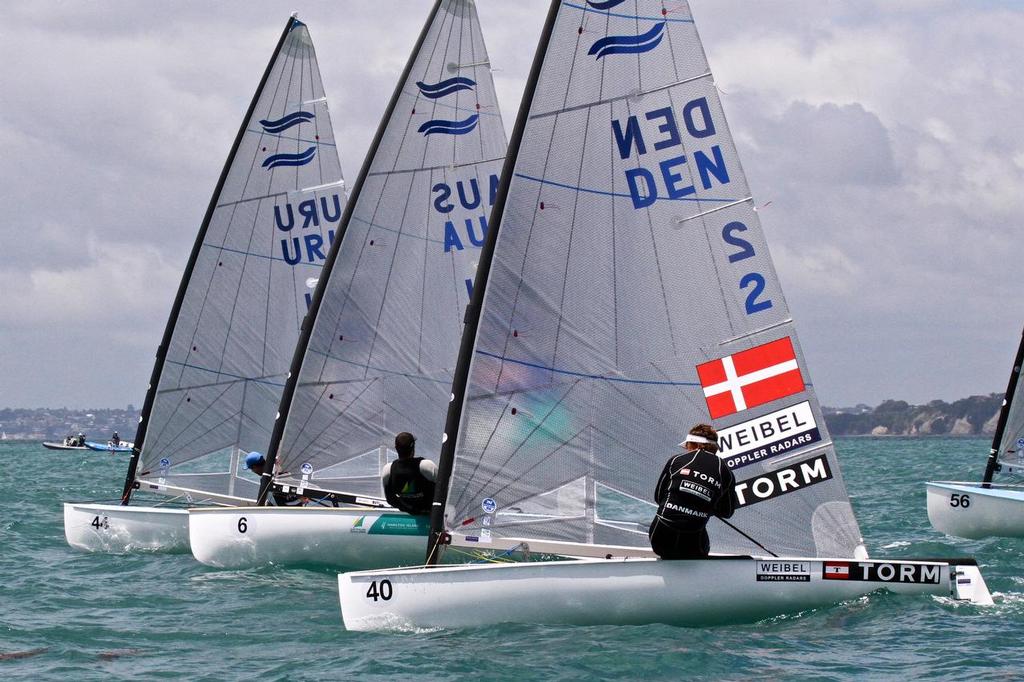 Race 6 Finn Gold Cup Takapuna - Start © Richard Gladwell www.photosport.co.nz